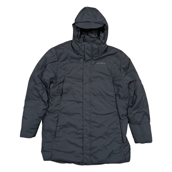 Patagonia Jackson Glacier Down Fill Insulated Puffer Coat Parka Black Mens XL - Picture 1 of 14